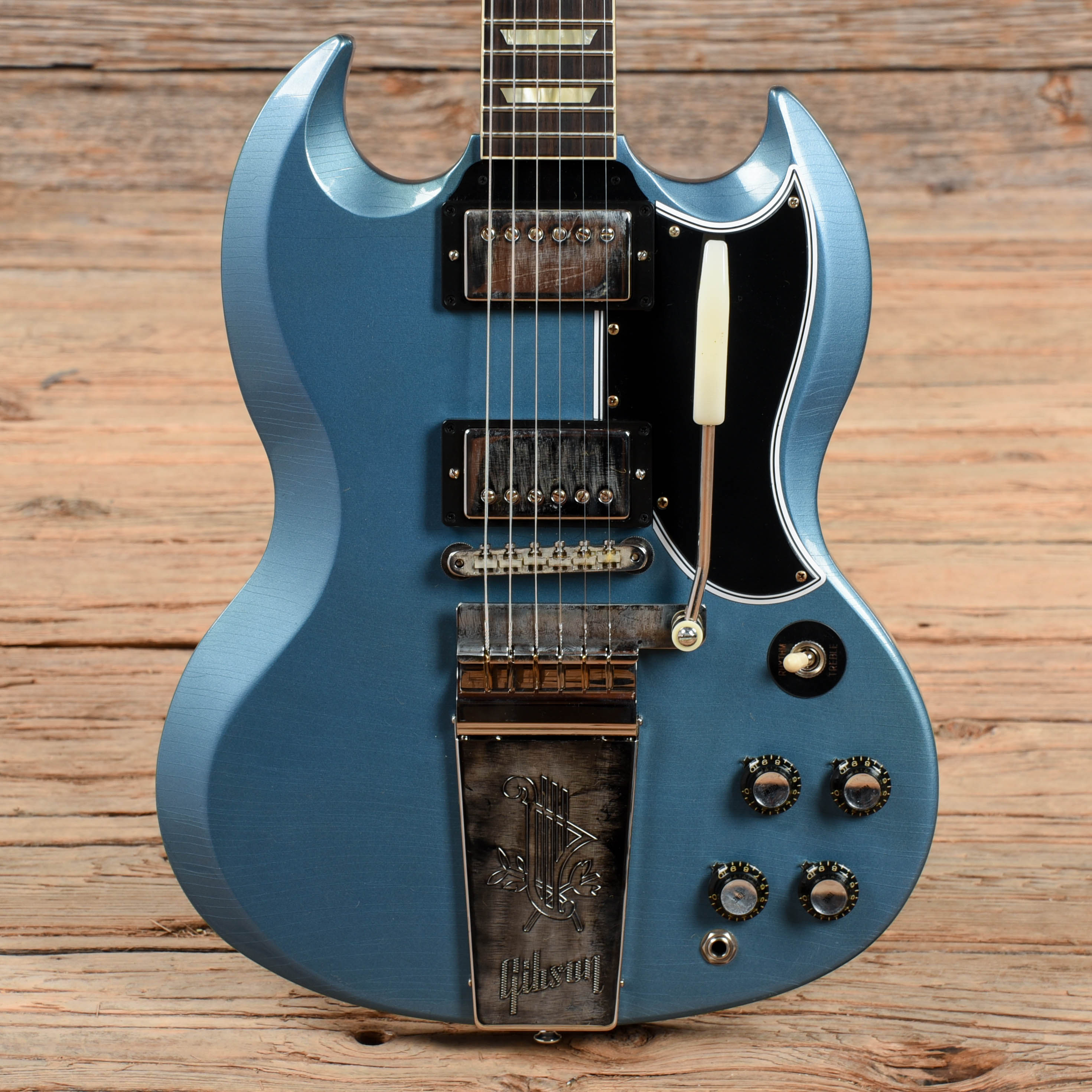Gibson Custom Murphy Lab 1964 SG Standard Ultra Light Aged Pelham Blue 2020 Electric Guitars / Solid Body