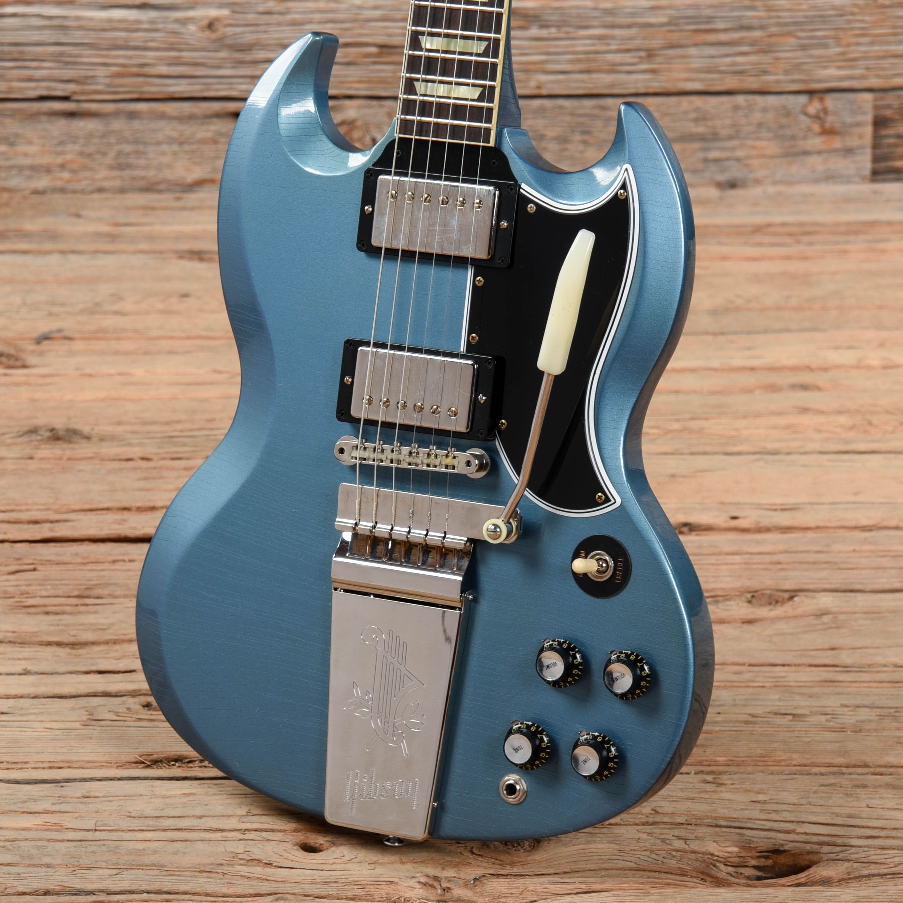 Gibson Custom Murphy Lab 1964 SG Standard Ultra Light Aged Pelham Blue 2020 Electric Guitars / Solid Body