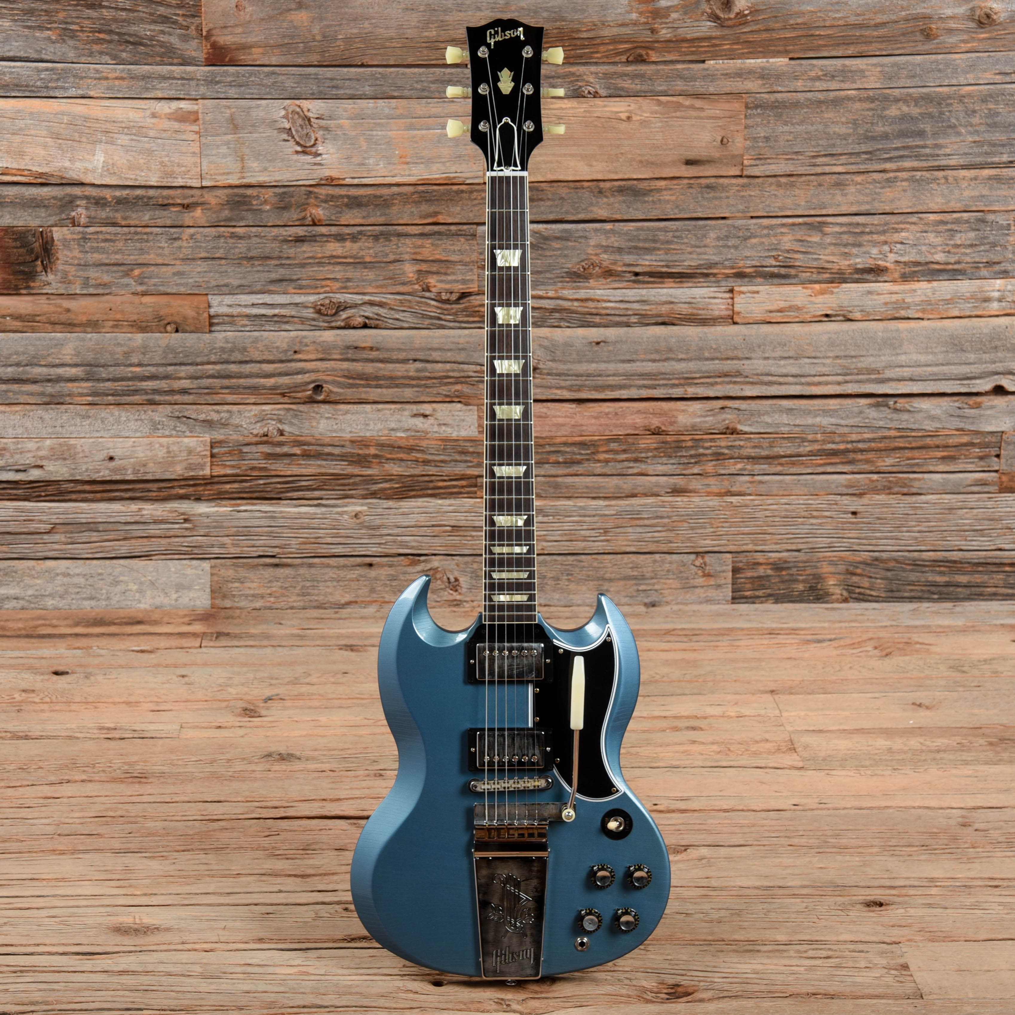 Gibson Custom Murphy Lab 1964 SG Standard Ultra Light Aged Pelham Blue 2020 Electric Guitars / Solid Body