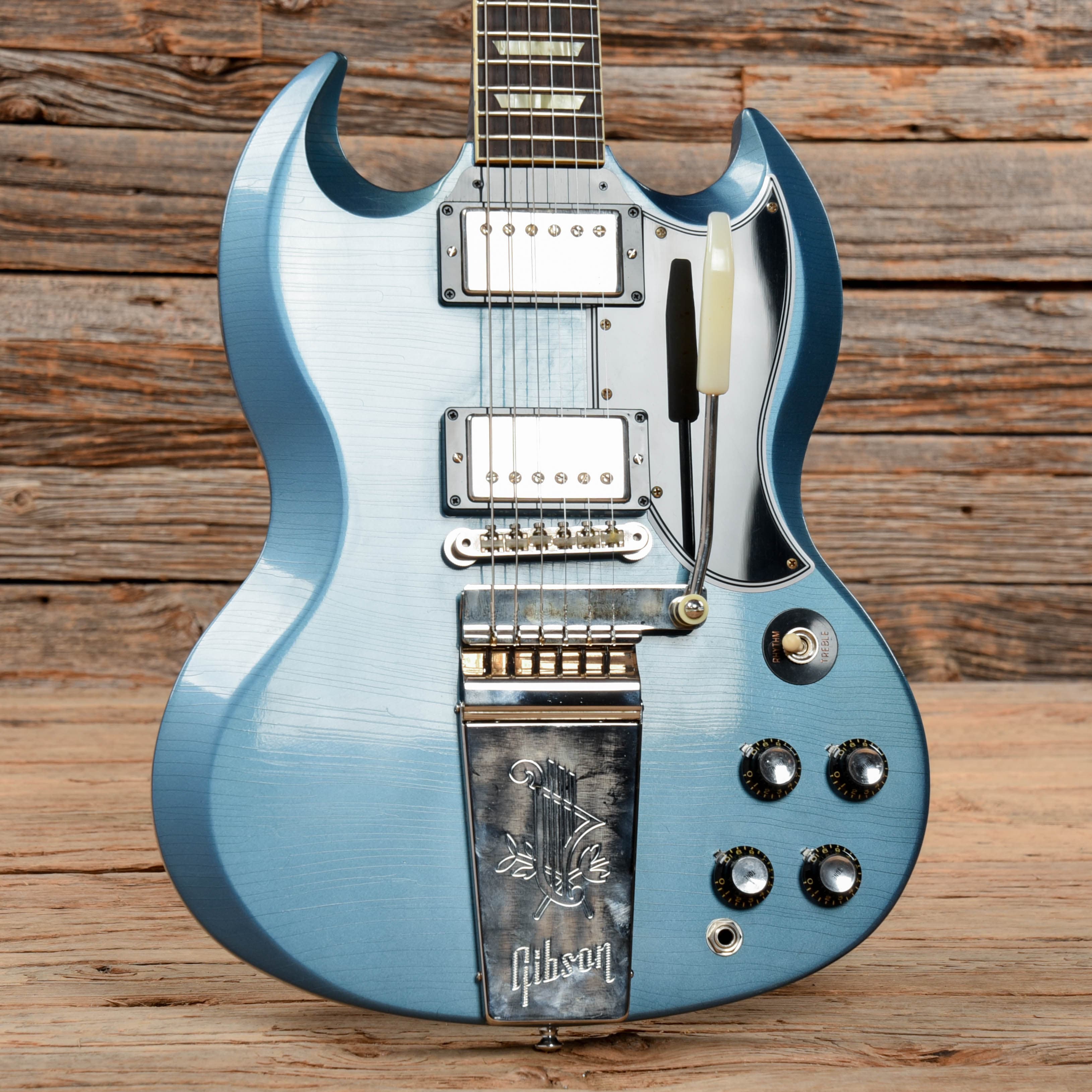Gibson Custom Murphy Lab 1964 SG Standard Ultra Light Aged Pelham Blue 2020 Electric Guitars / Solid Body