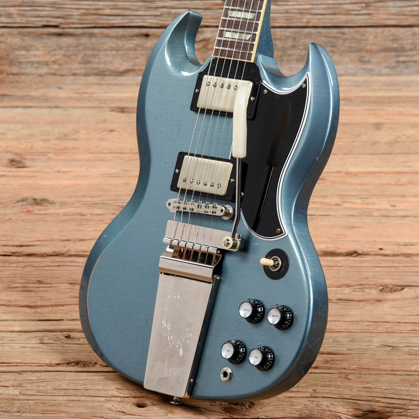 Gibson Custom Murphy Lab '64 SG Standard Light Aged Pelham Blue 2020 Electric Guitars / Solid Body
