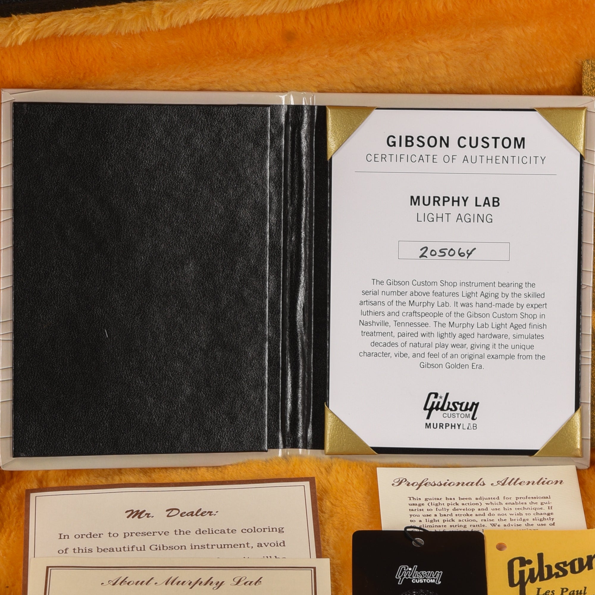 Gibson Custom Murphy Lab '64 SG Standarg Light Aged Cherry 2022 LEFTY Electric Guitars / Solid Body