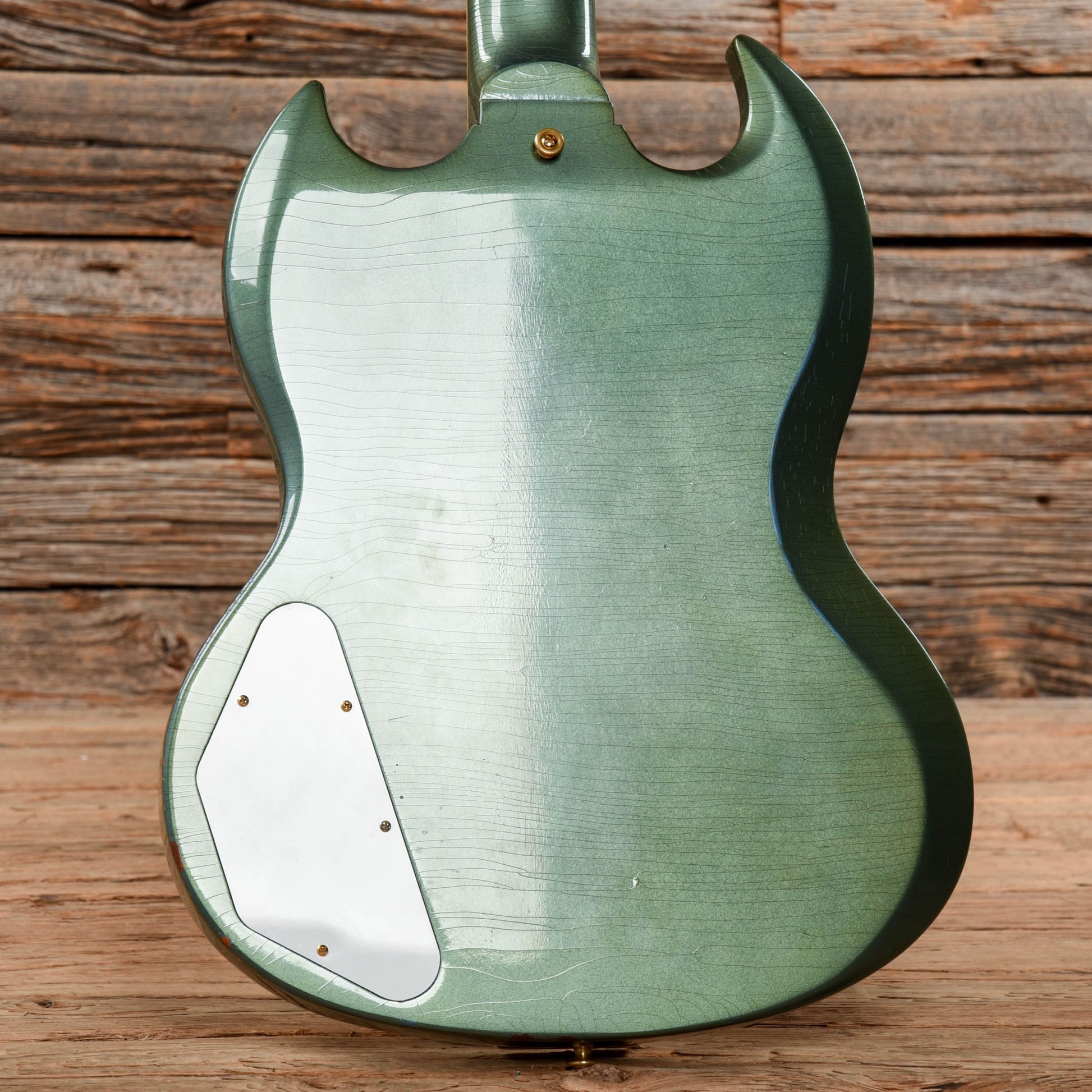 Gibson Custom Murphy Lab SG Custom Light Aged w/Maestro Vibrola Tailpiece Antique Pelham Blue 2021 Electric Guitars / Solid Body