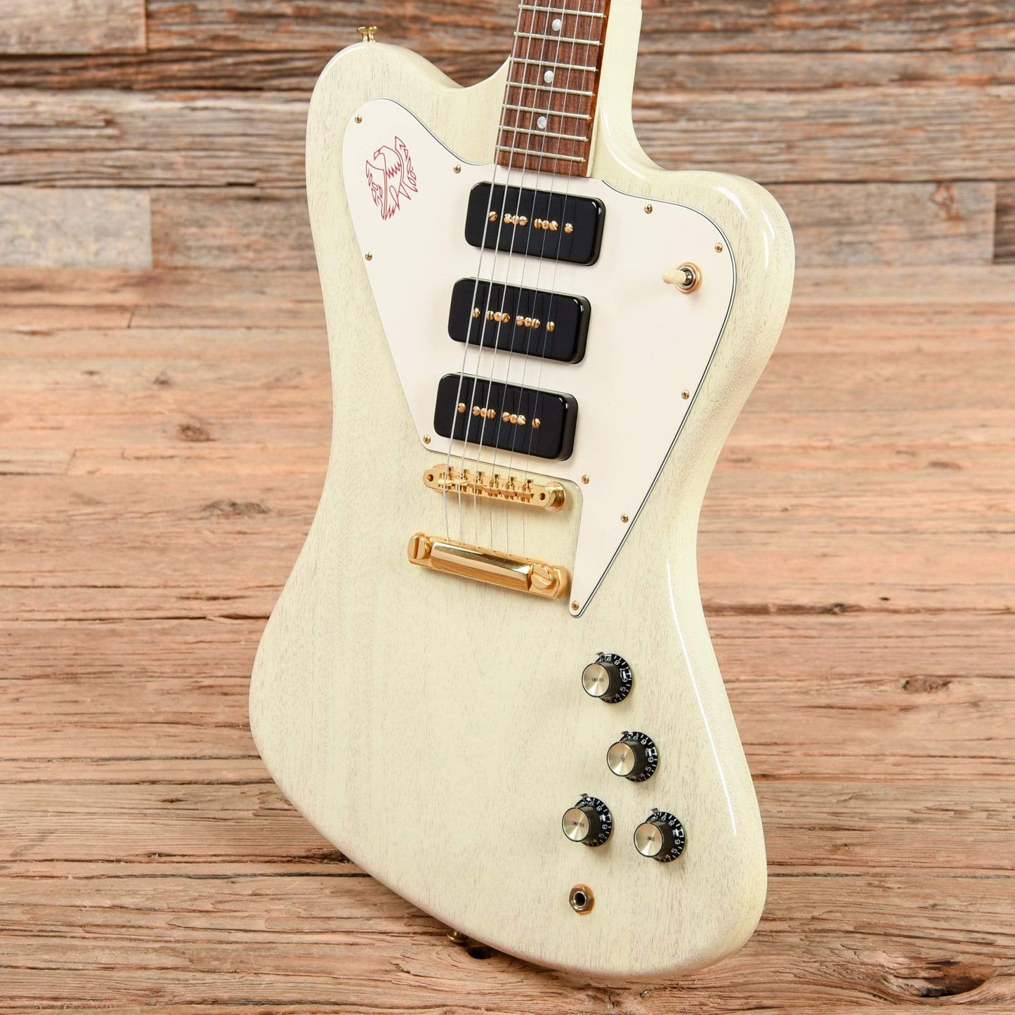Gibson Custom Non-Reverse Firebird III TV White 2010 Electric Guitars / Solid Body