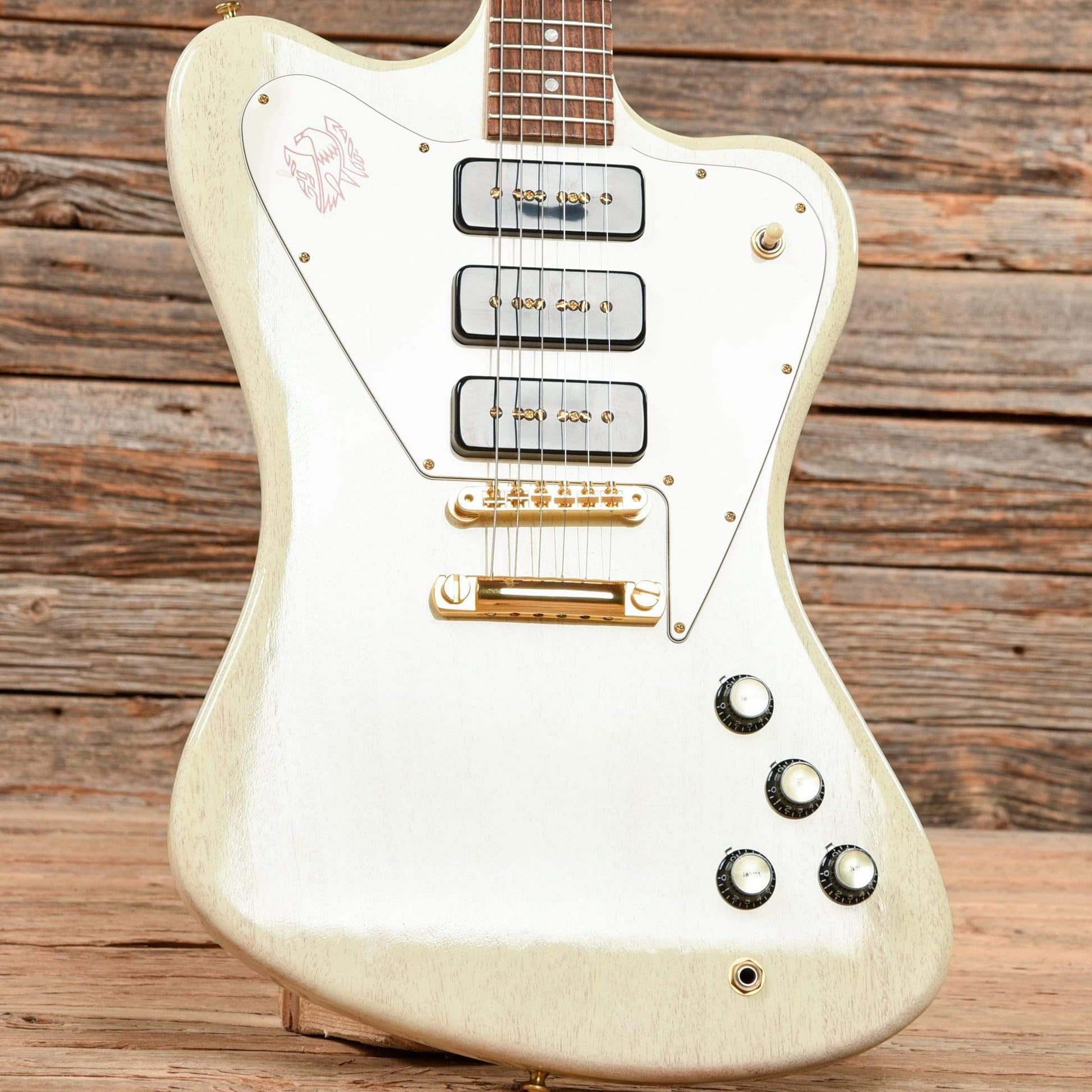 Gibson Custom Non-Reverse Firebird III TV White 2010 Electric Guitars / Solid Body