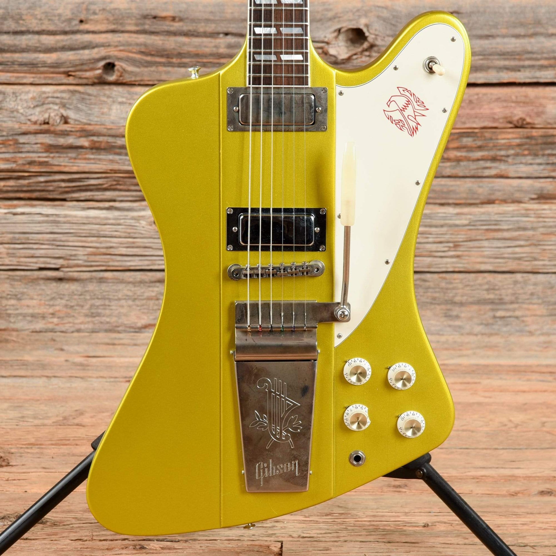 Gibson Custom Reverse Firebird Lime Green Electric Guitars / Solid Body