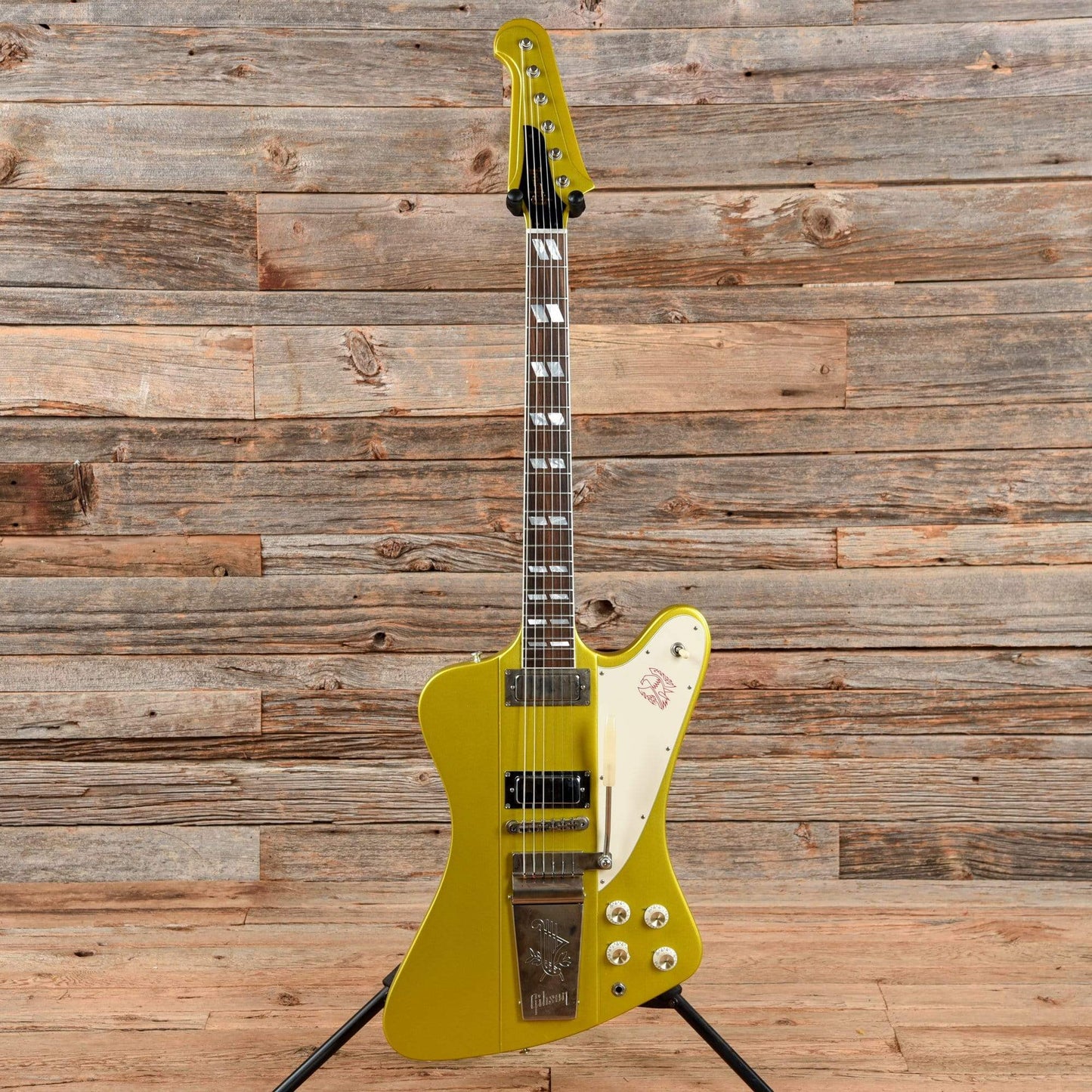 Gibson Custom Reverse Firebird Lime Green Electric Guitars / Solid Body