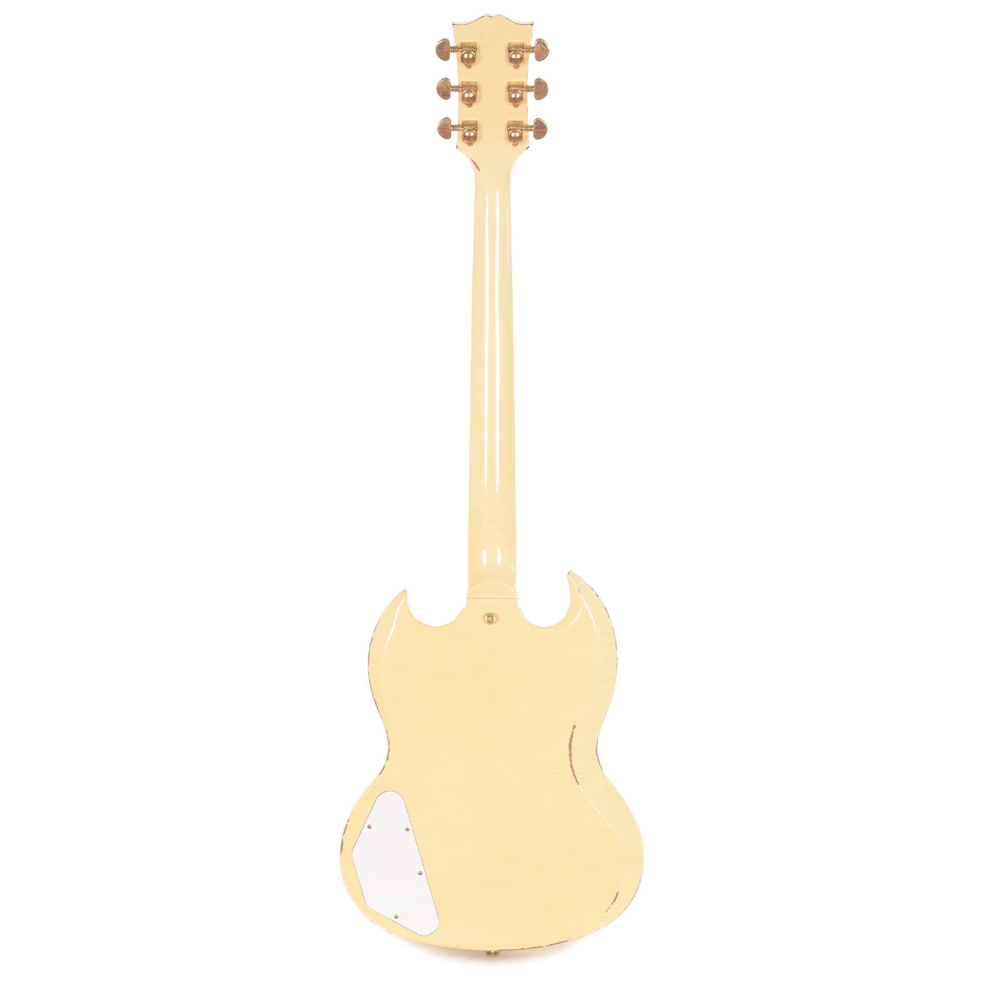 Gibson Custom SG Custom 3-Pickup Classic White Heavy Aged