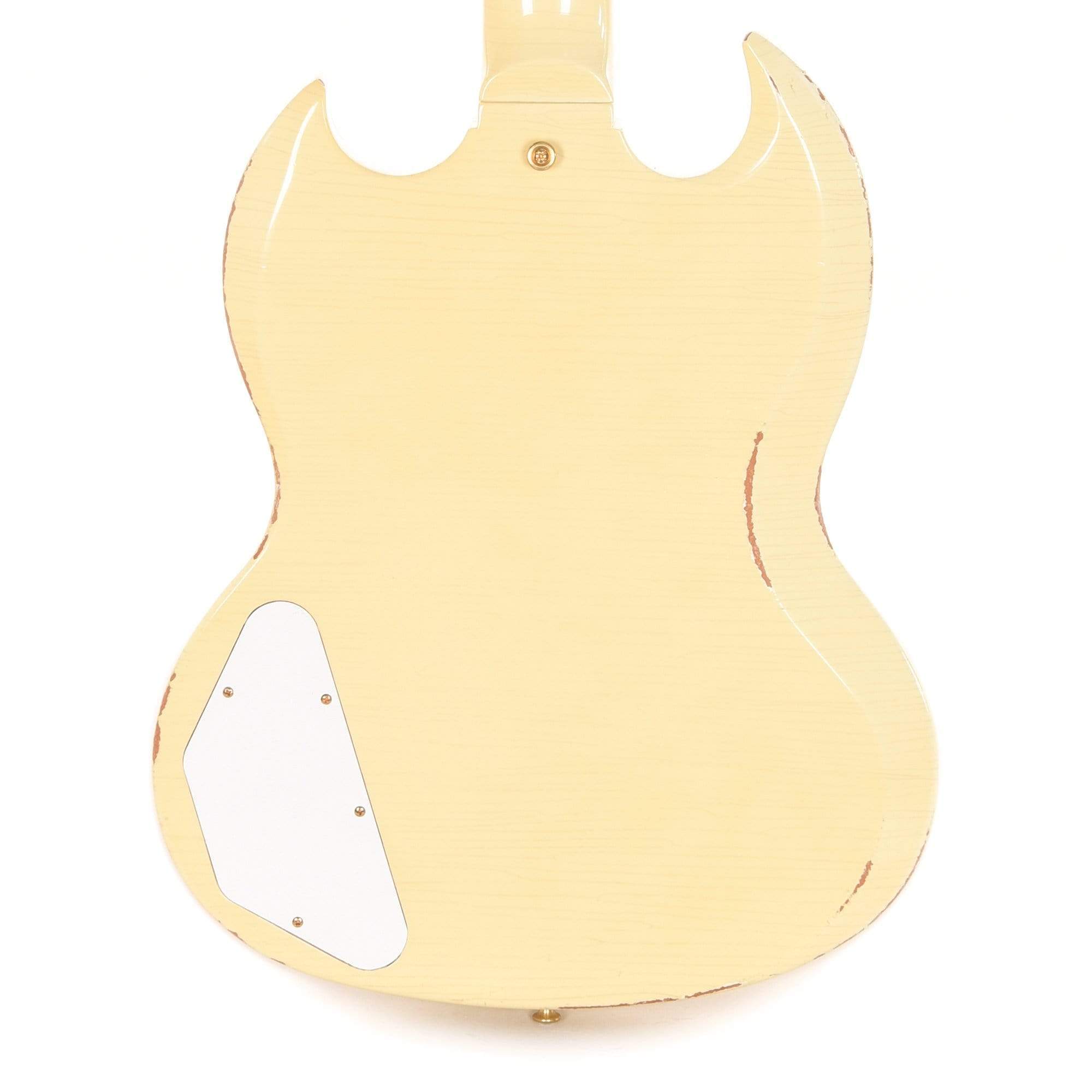 Gibson Custom SG Custom 3-Pickup Classic White Heavy Aged Electric Guitars / Solid Body