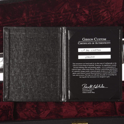 Gibson Custom SG Custom 3-Pickup Oxblood VOS w/Maestro Vibrola Electric Guitars / Solid Body