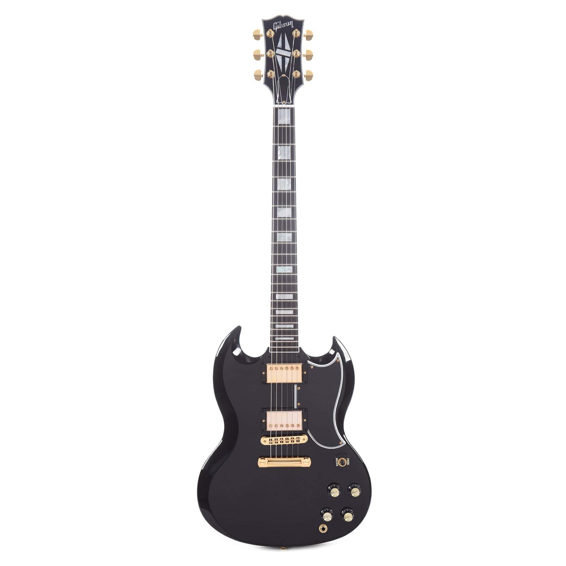 Gibson Custom SG Custom Ebony Gloss w/Ebony Fingerboard Electric Guitars / Solid Body