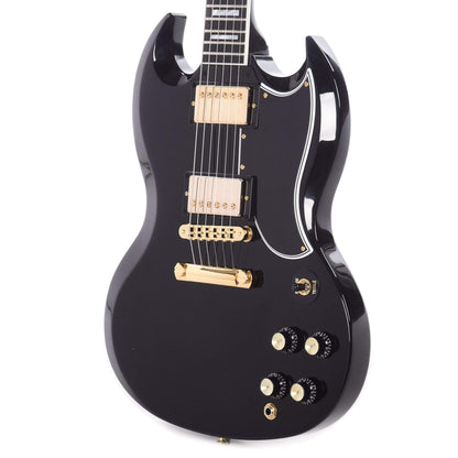 Gibson Custom SG Custom Ebony Gloss w/Ebony Fingerboard Electric Guitars / Solid Body