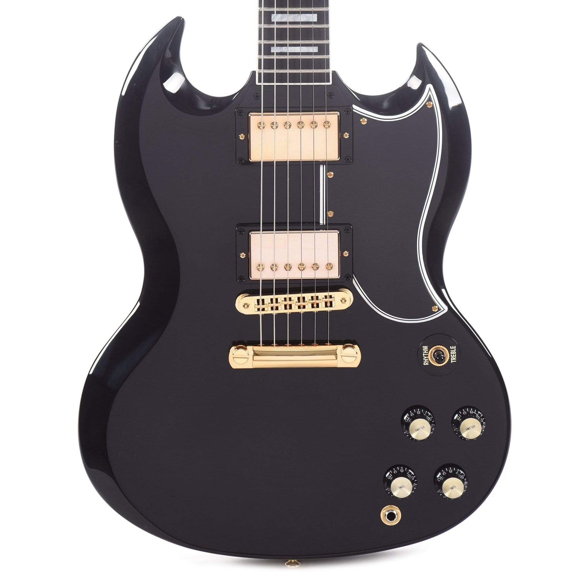 Gibson Custom SG Custom Ebony Gloss w/Ebony Fingerboard Electric Guitars / Solid Body