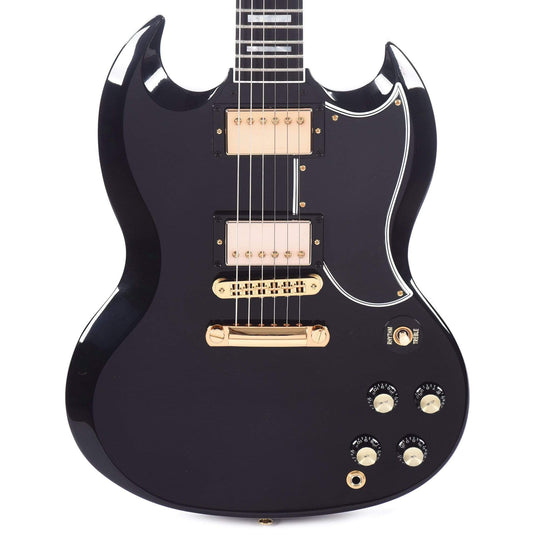 Gibson Custom SG Custom Ebony Gloss w/Ebony Fingerboard Electric Guitars / Solid Body