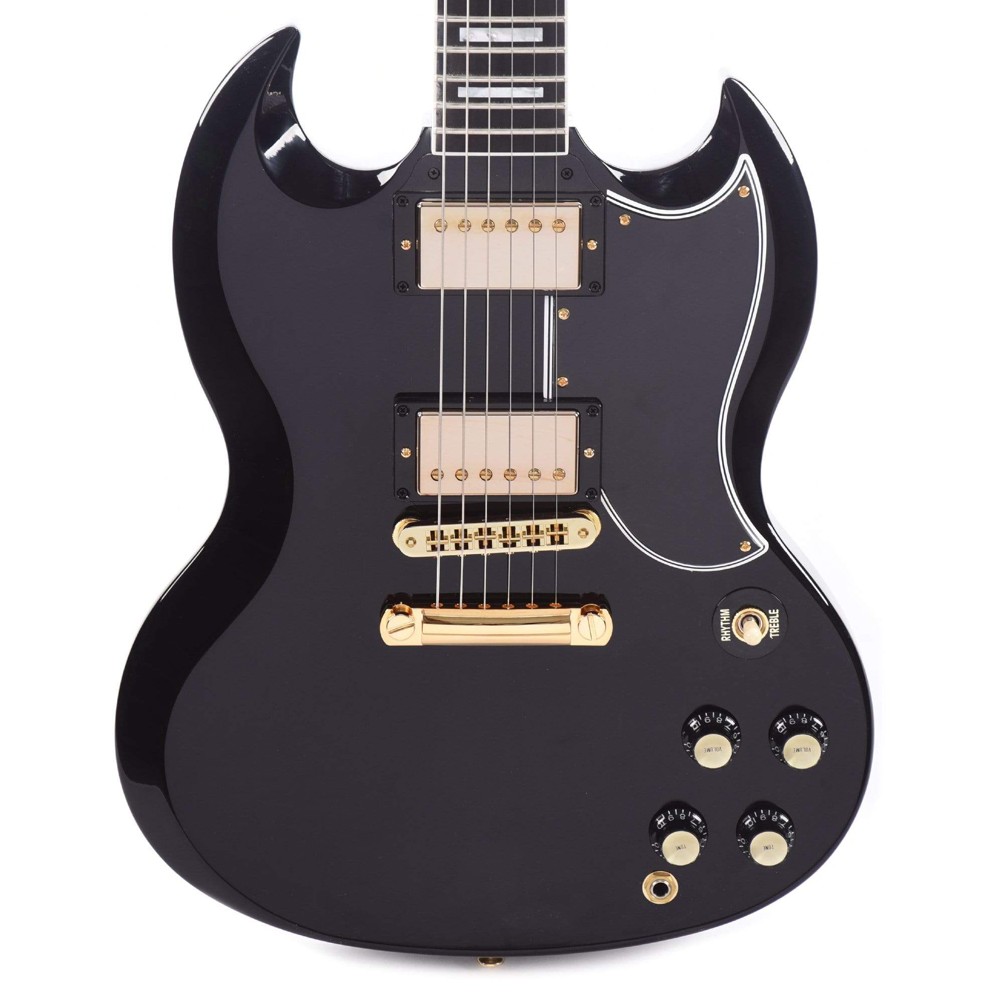 Gibson Custom SG Custom Ebony Gloss w/Ebony Fingerboard Electric Guitars / Solid Body