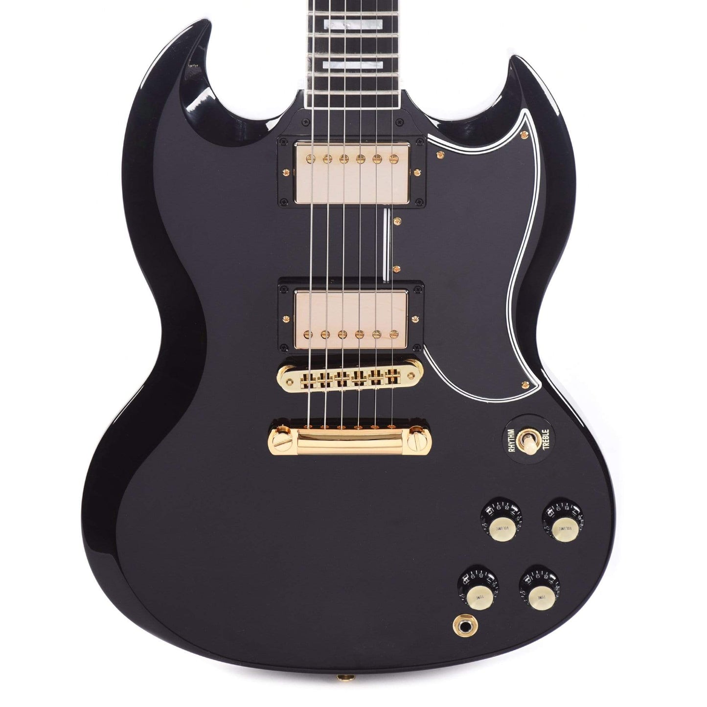 Gibson Custom SG Custom Ebony Gloss w/Ebony Fingerboard Electric Guitars / Solid Body
