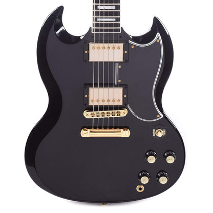Gibson Custom SG Custom Ebony Gloss w/Ebony Fingerboard Electric Guitars / Solid Body