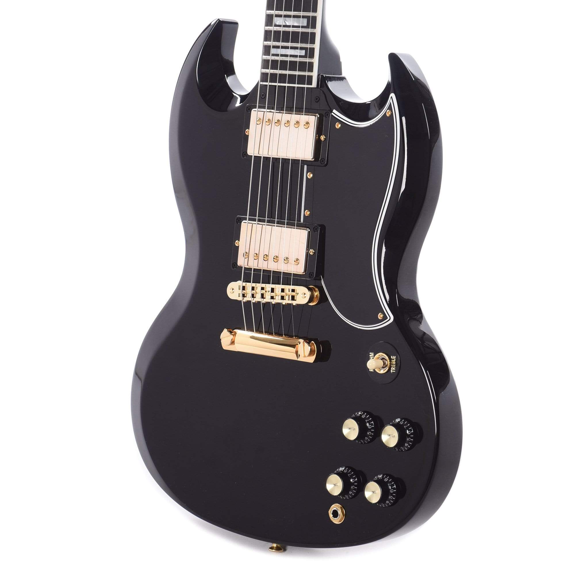 Gibson Custom SG Custom Ebony Gloss w/Ebony Fingerboard Electric Guitars / Solid Body