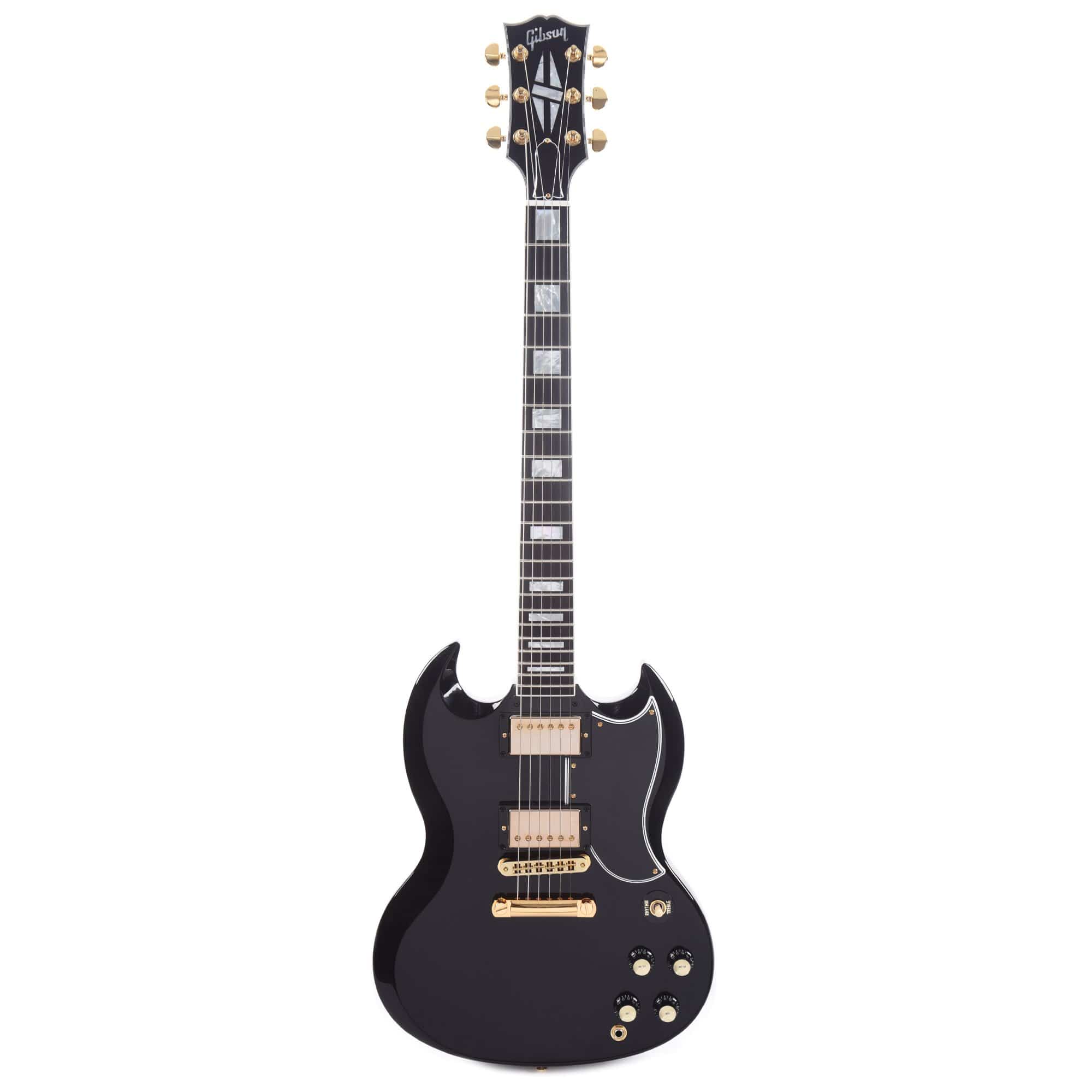 Gibson Custom SG Custom Ebony Gloss w/Ebony Fingerboard Electric Guitars / Solid Body
