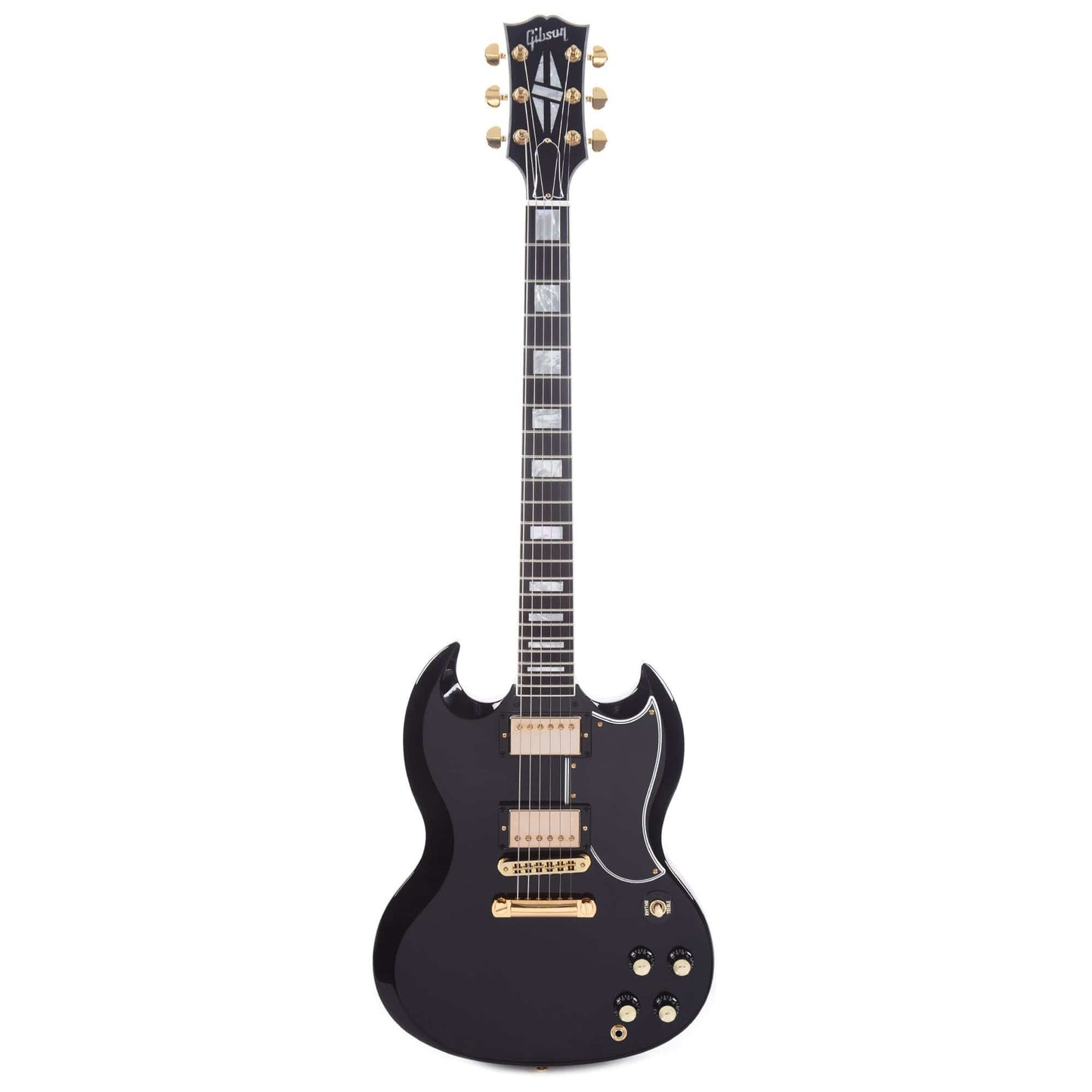 Gibson Custom SG Custom Ebony Gloss w/Ebony Fingerboard Electric Guitars / Solid Body