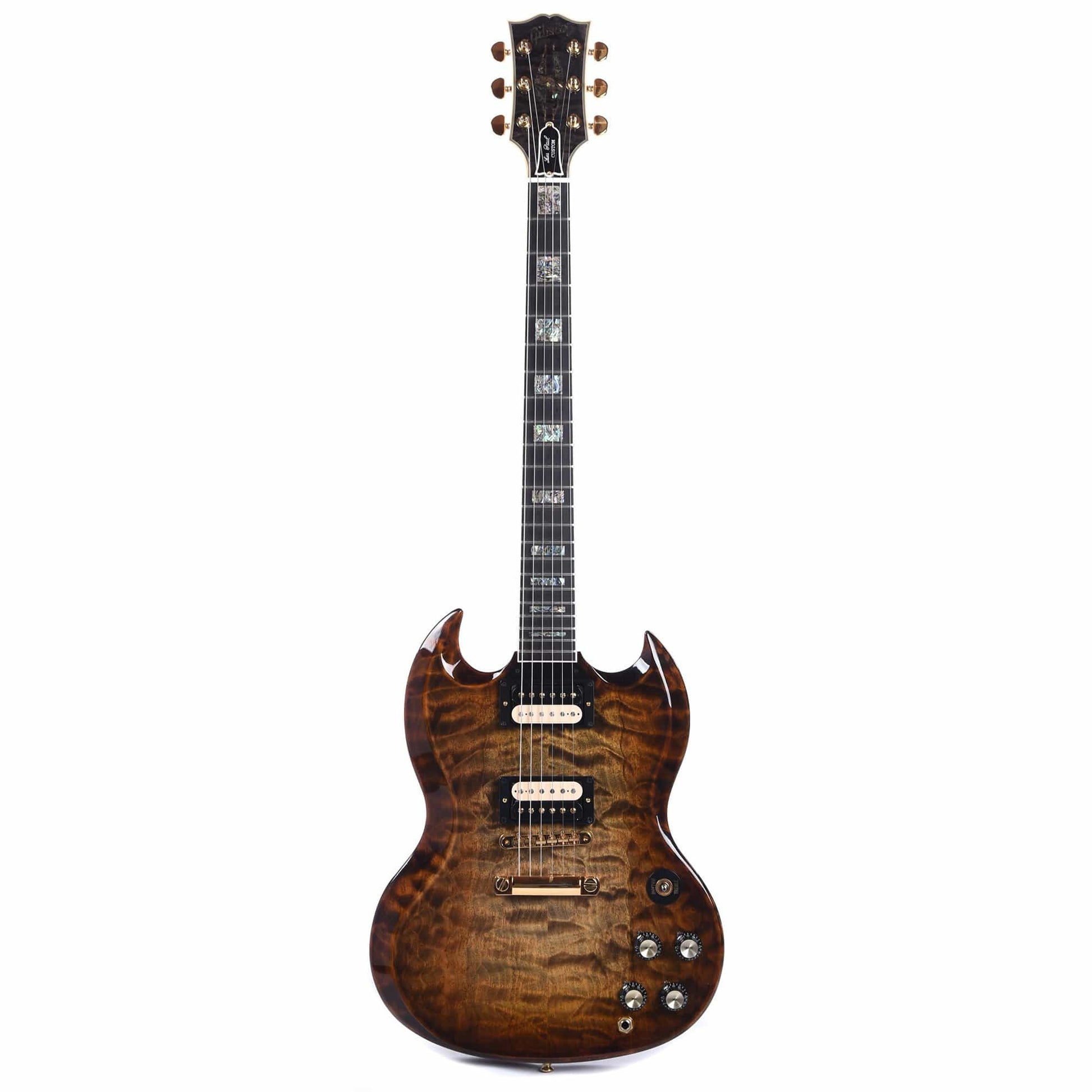 Gibson Custom SG Custom Exotic Quilted Top Whiskey Cobra Burst Gloss NAMM Show Display Electric Guitars / Solid Body