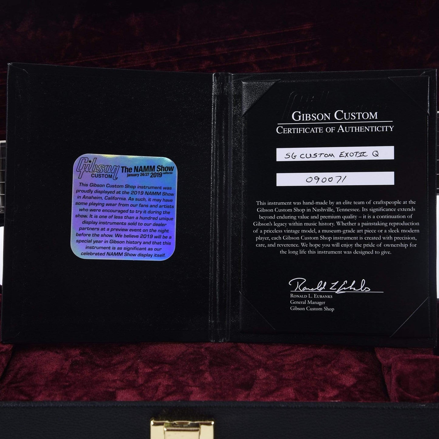 Gibson Custom SG Custom Exotic Quilted Top Whiskey Cobra Burst Gloss NAMM Show Display Electric Guitars / Solid Body