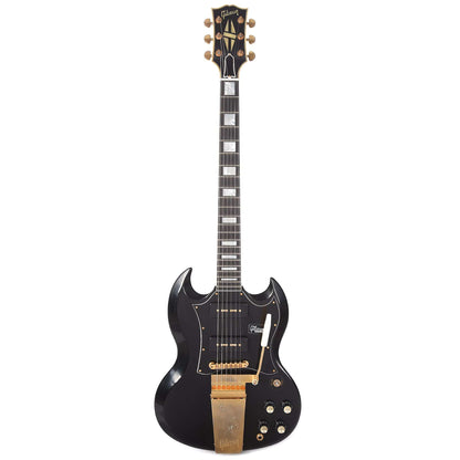 Gibson Custom SG Custom Lamp Black P90 VOS w/"Batwing" Pickguard Electric Guitars / Solid Body