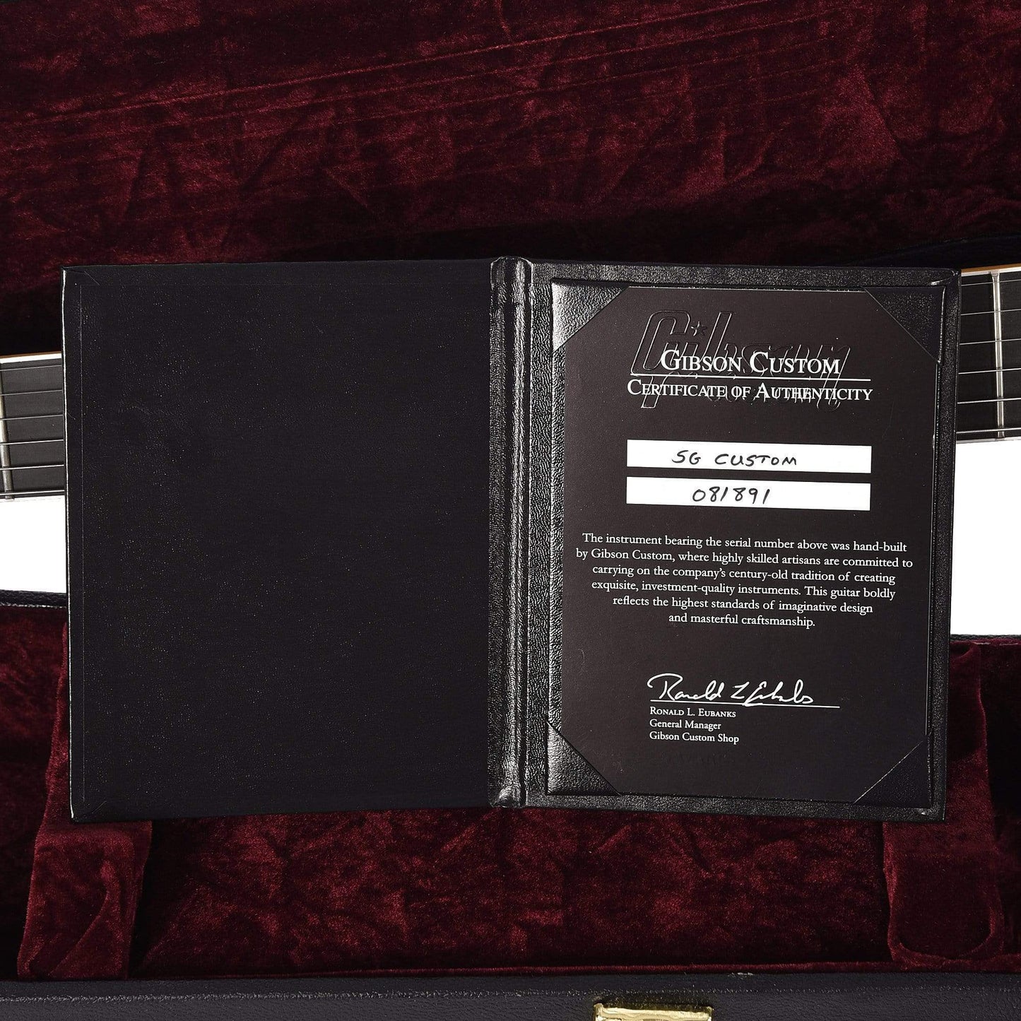 Gibson Custom SG Custom Lamp Black P90 VOS w/"Batwing" Pickguard Electric Guitars / Solid Body