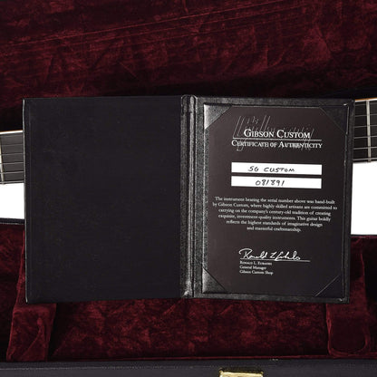 Gibson Custom SG Custom Lamp Black P90 VOS w/"Batwing" Pickguard Electric Guitars / Solid Body