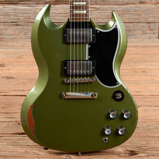 Gibson Custom SG Standard Heavy Aged Antique Pelham Blue 2019 Electric Guitars / Solid Body