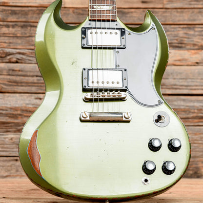 Gibson Custom SG Standard Heavy Aged Antique Pelham Blue 2019 Electric Guitars / Solid Body