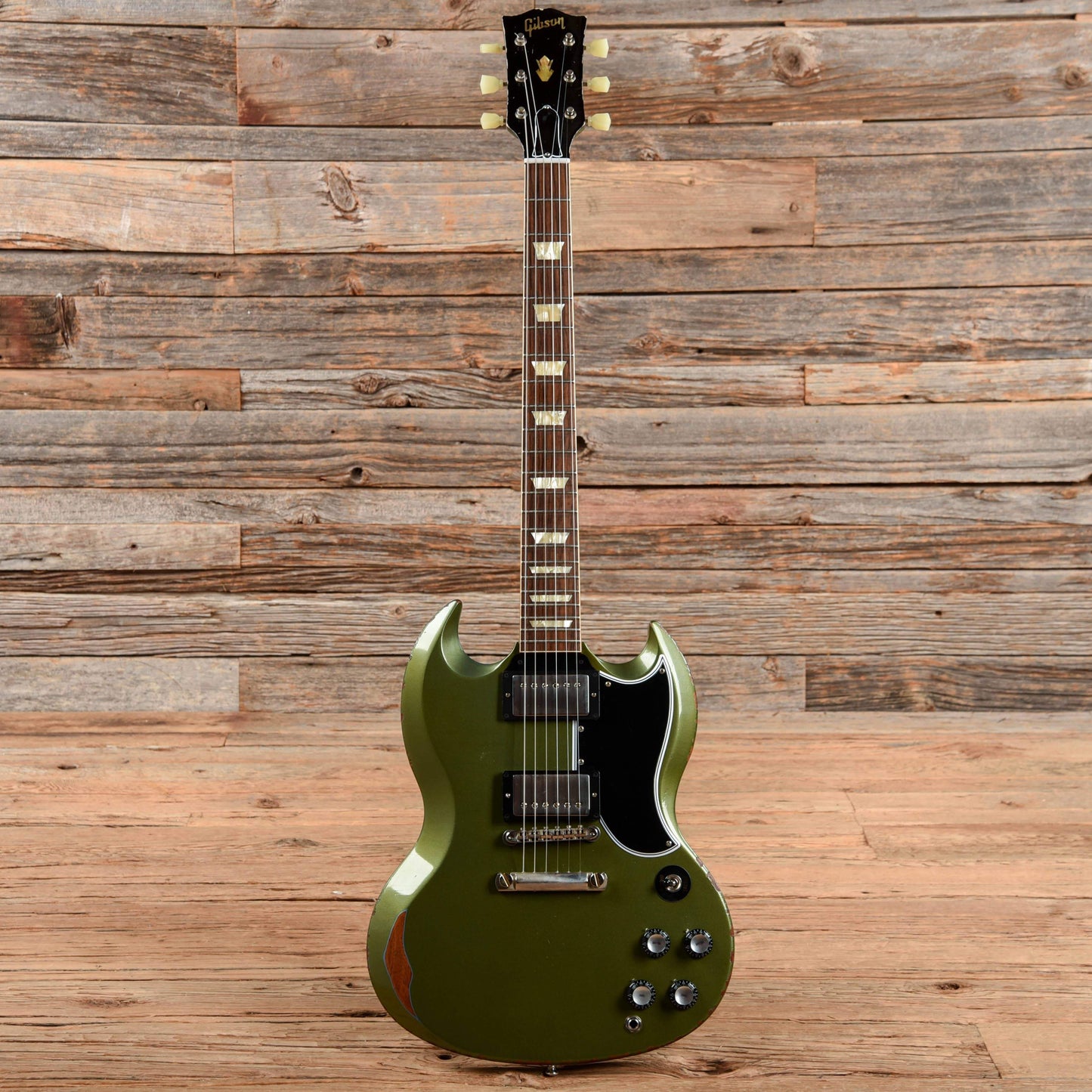 Gibson Custom SG Standard Heavy Aged Antique Pelham Blue 2019 Electric Guitars / Solid Body