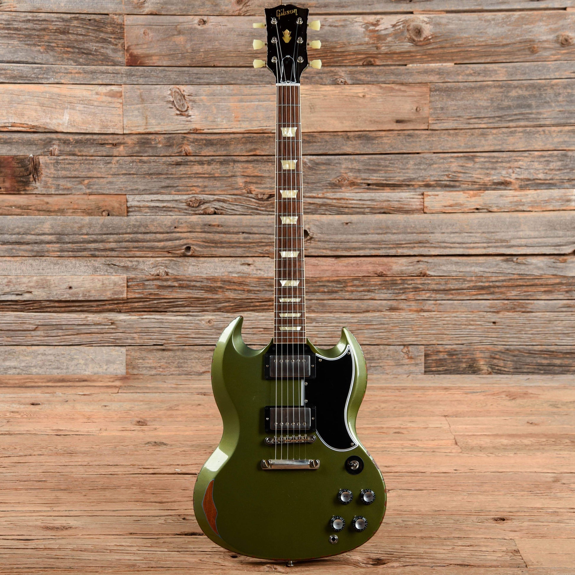 Gibson Custom SG Standard Heavy Aged Antique Pelham Blue 2019 Electric Guitars / Solid Body