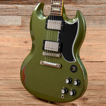 Gibson Custom SG Standard Heavy Aged Antique Pelham Blue 2019 Electric Guitars / Solid Body