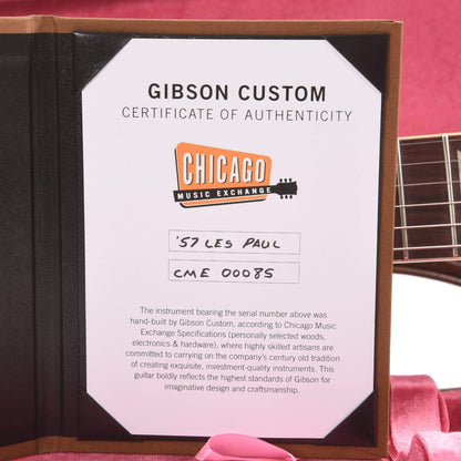 Gibson Custom Shop 1957 Les Paul "CME Spec" Goldtop VOS w/Black Plastics Electric Guitars / Solid Body