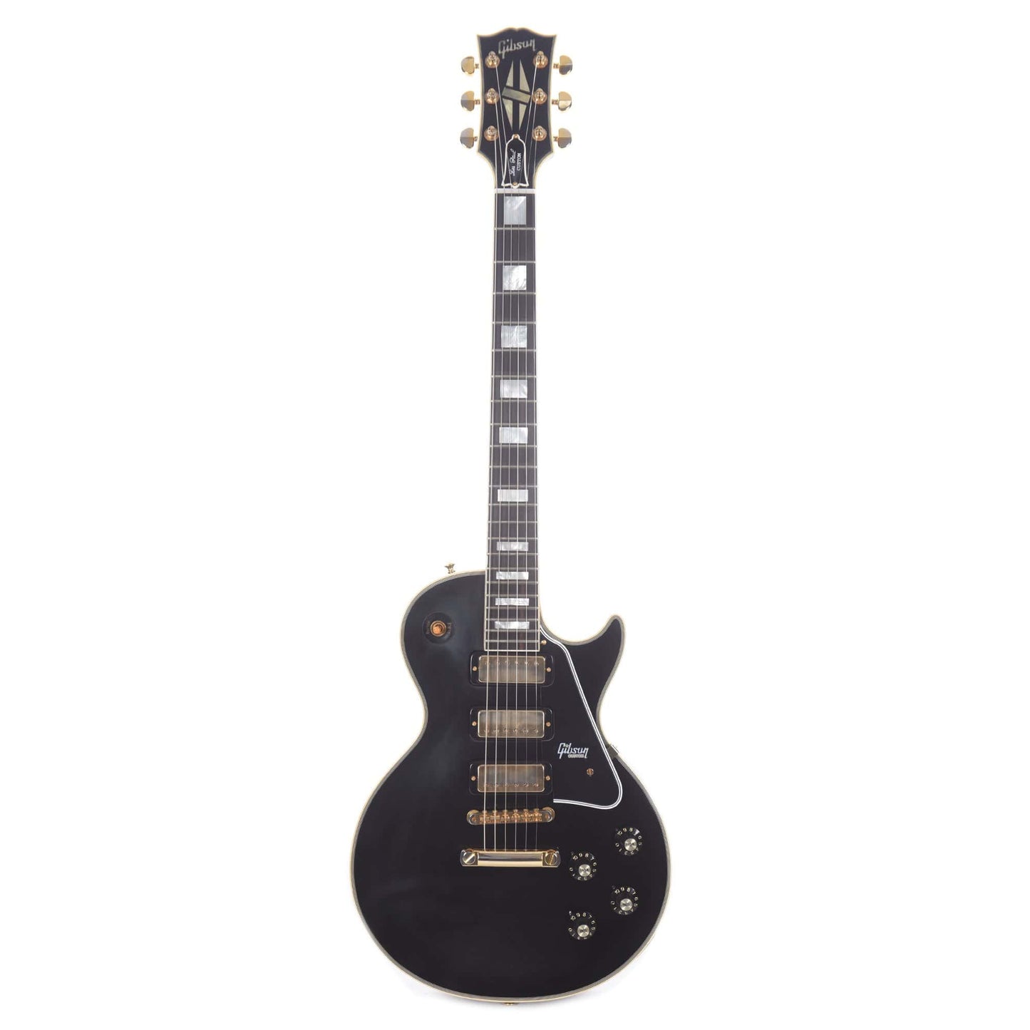 Gibson Custom Shop 1957 Les Paul Custom 3-Pickup Ebony VOS Electric Guitars / Solid Body
