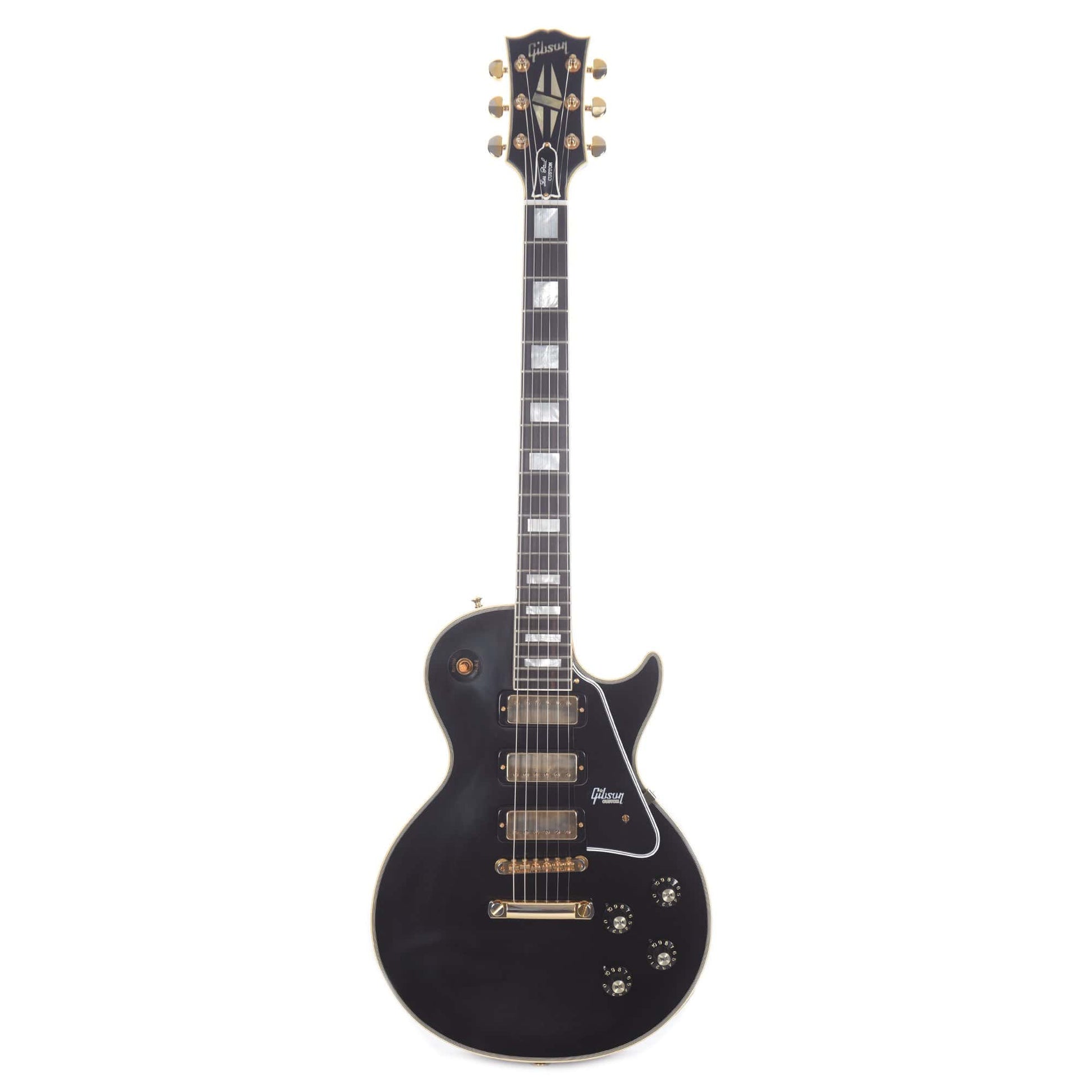 Gibson Custom Shop 1957 Les Paul Custom 3-Pickup Ebony VOS Electric Guitars / Solid Body