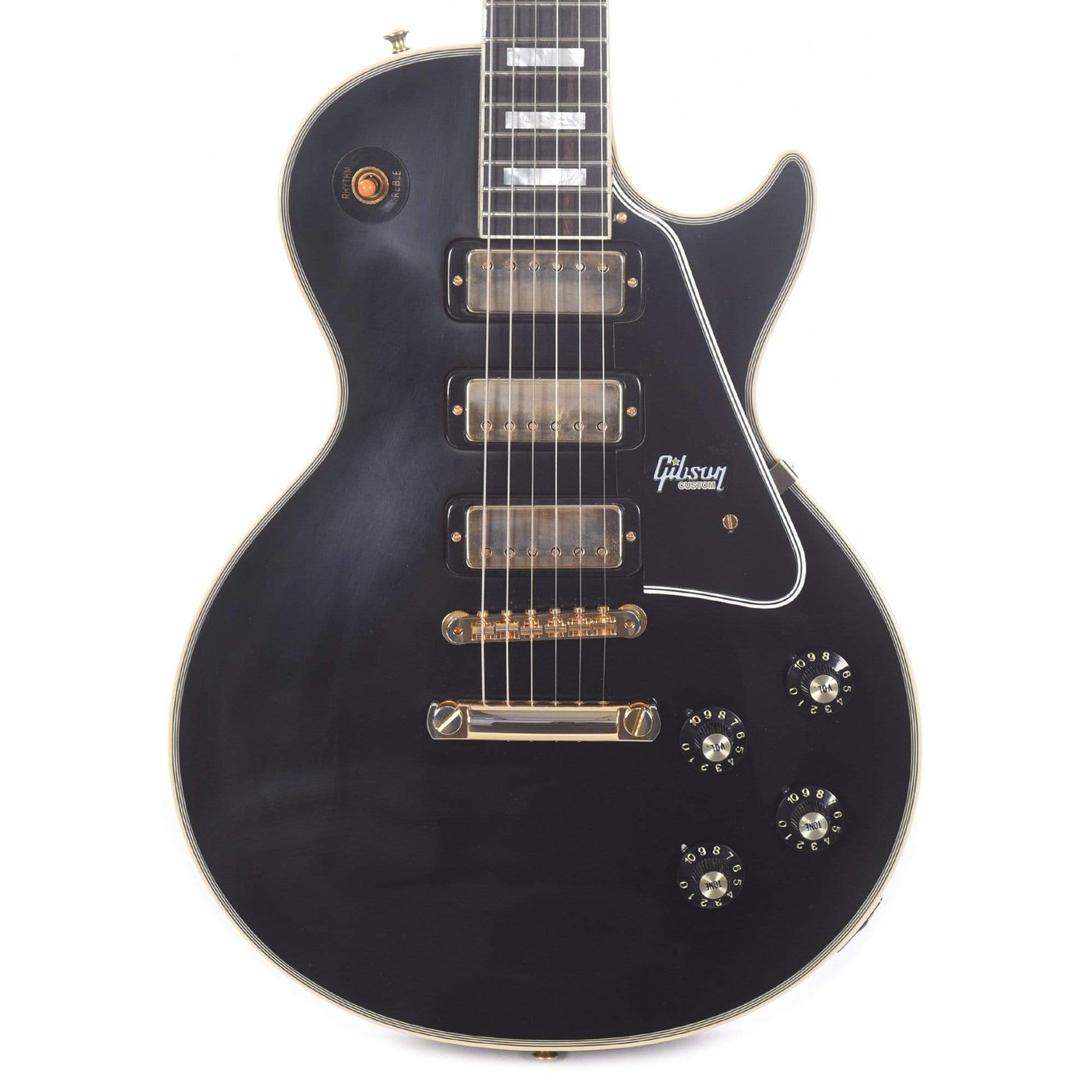 Gibson Custom Shop 1957 Les Paul Custom 3-Pickup Ebony VOS Electric Guitars / Solid Body