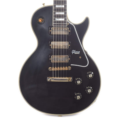 Gibson Custom Shop 1957 Les Paul Custom 3-Pickup Ebony VOS Electric Guitars / Solid Body