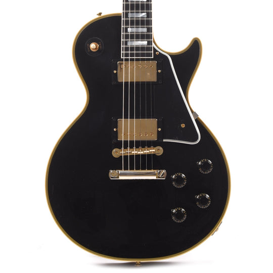 Gibson Custom Shop 1957 Les Paul Custom Reissue 2-Pickup Ebony VOS Electric Guitars / Solid Body