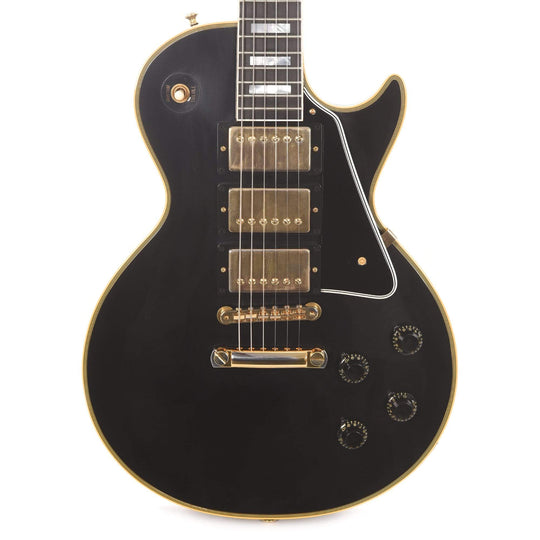 Gibson Custom Shop 1957 Les Paul Custom Reissue 3-Pickup Ebony VOS Electric Guitars / Solid Body