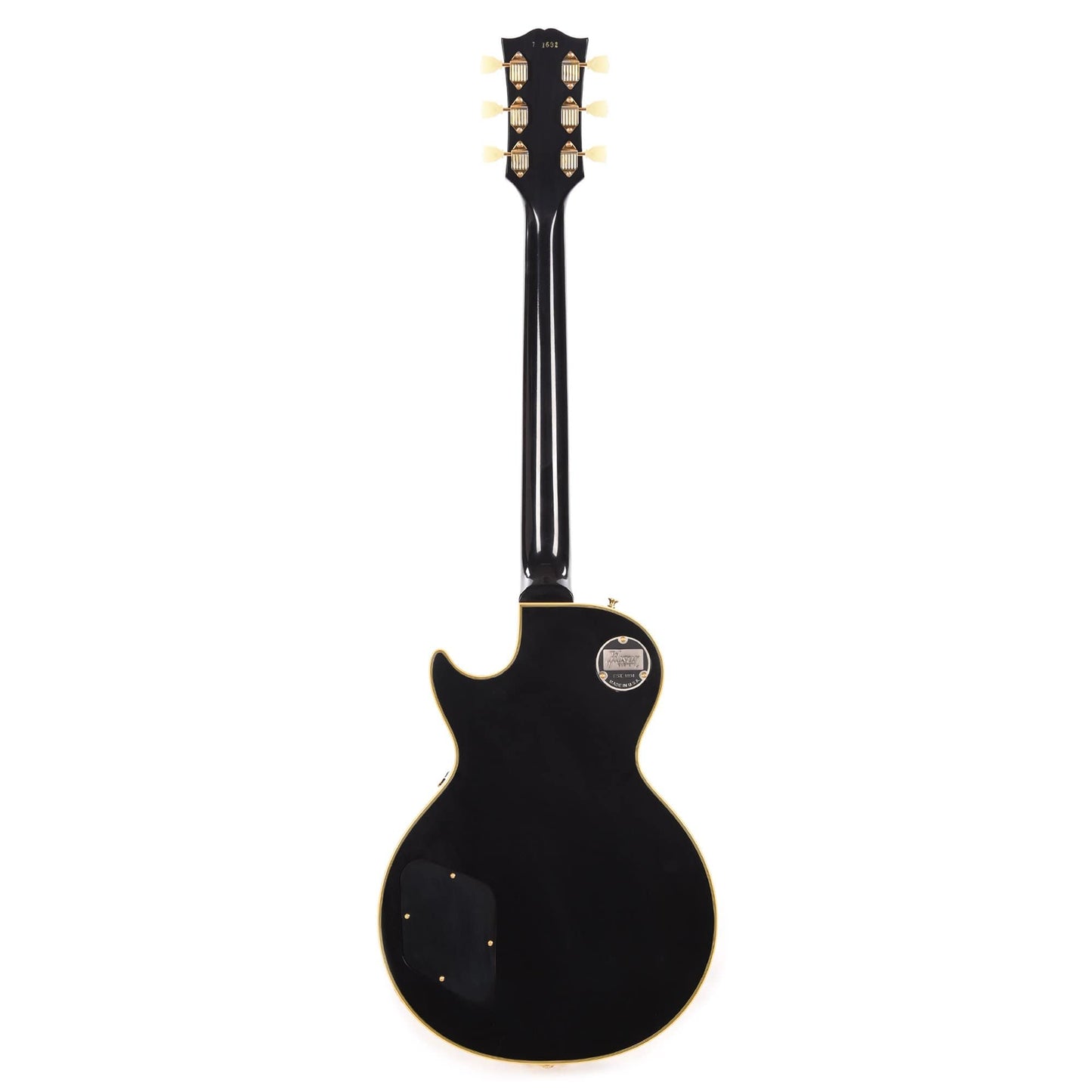Gibson Custom Shop 1957 Les Paul Custom Reissue 3-Pickup Ebony VOS w/Bigsby Electric Guitars / Solid Body
