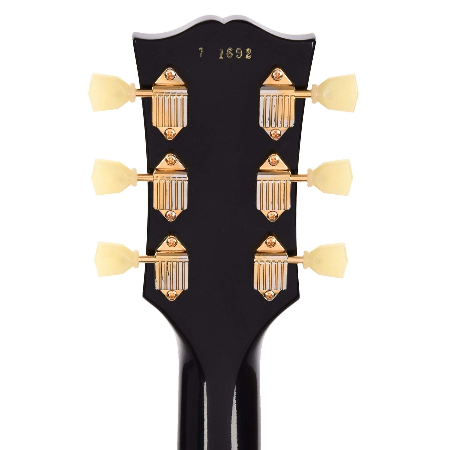 Gibson Custom Shop 1957 Les Paul Custom Reissue 3-Pickup Ebony VOS w/Bigsby Electric Guitars / Solid Body