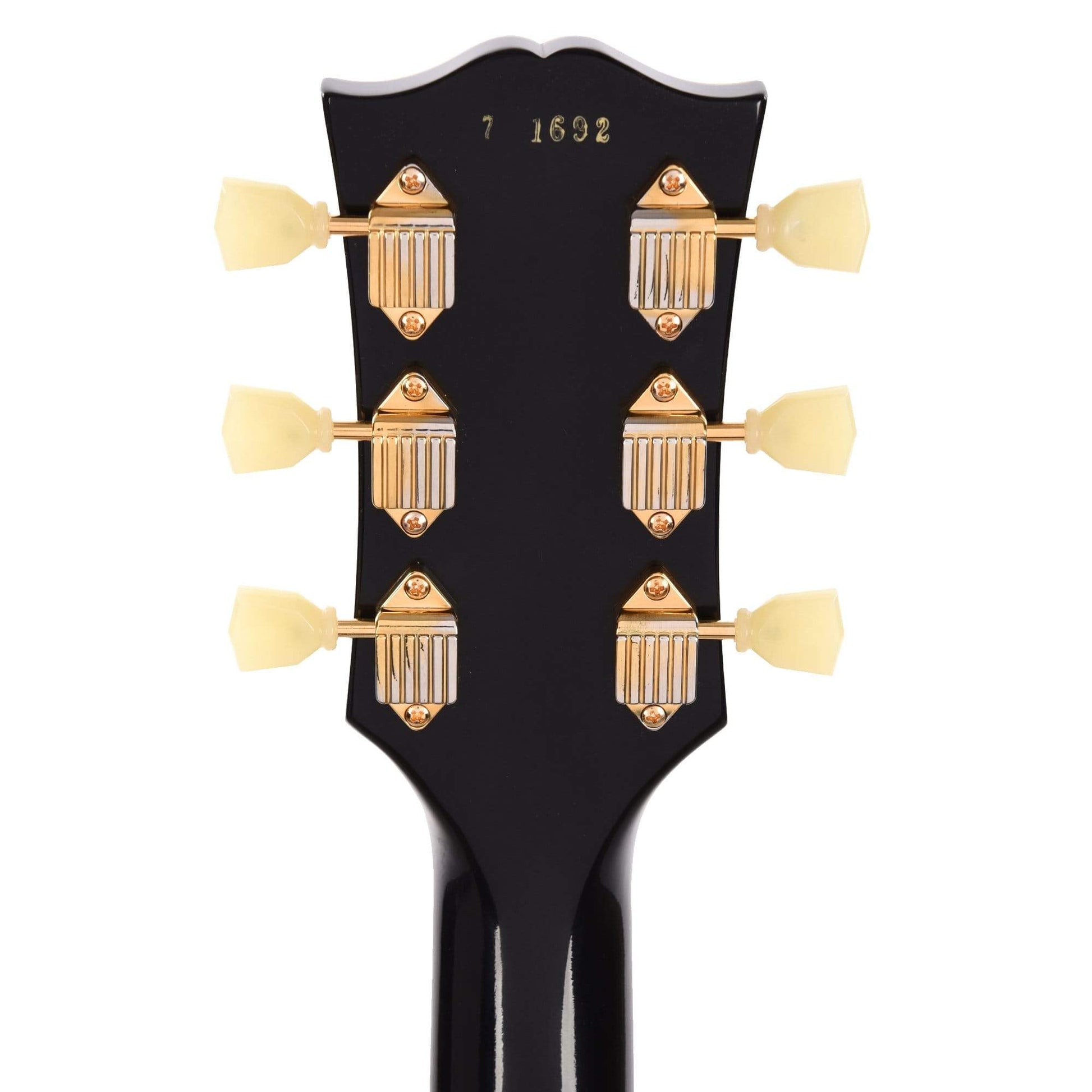 Gibson Custom Shop 1957 Les Paul Custom Reissue 3-Pickup Ebony VOS w/Bigsby Electric Guitars / Solid Body