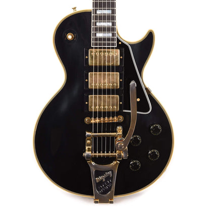 Gibson Custom Shop 1957 Les Paul Custom Reissue 3-Pickup Ebony VOS w/Bigsby Electric Guitars / Solid Body