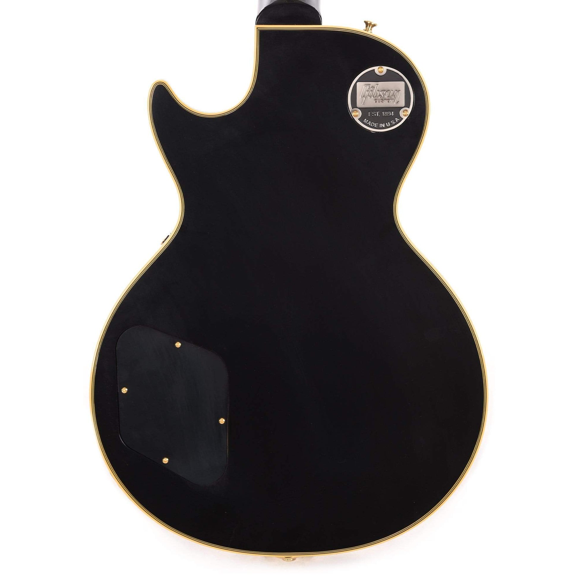 Gibson Custom Shop 1957 Les Paul Custom Reissue 3-Pickup Ebony VOS w/Bigsby Electric Guitars / Solid Body