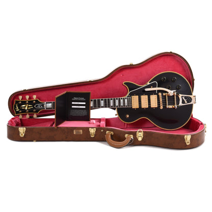 Gibson Custom Shop 1957 Les Paul Custom Reissue 3-Pickup Ebony VOS w/Bigsby Electric Guitars / Solid Body