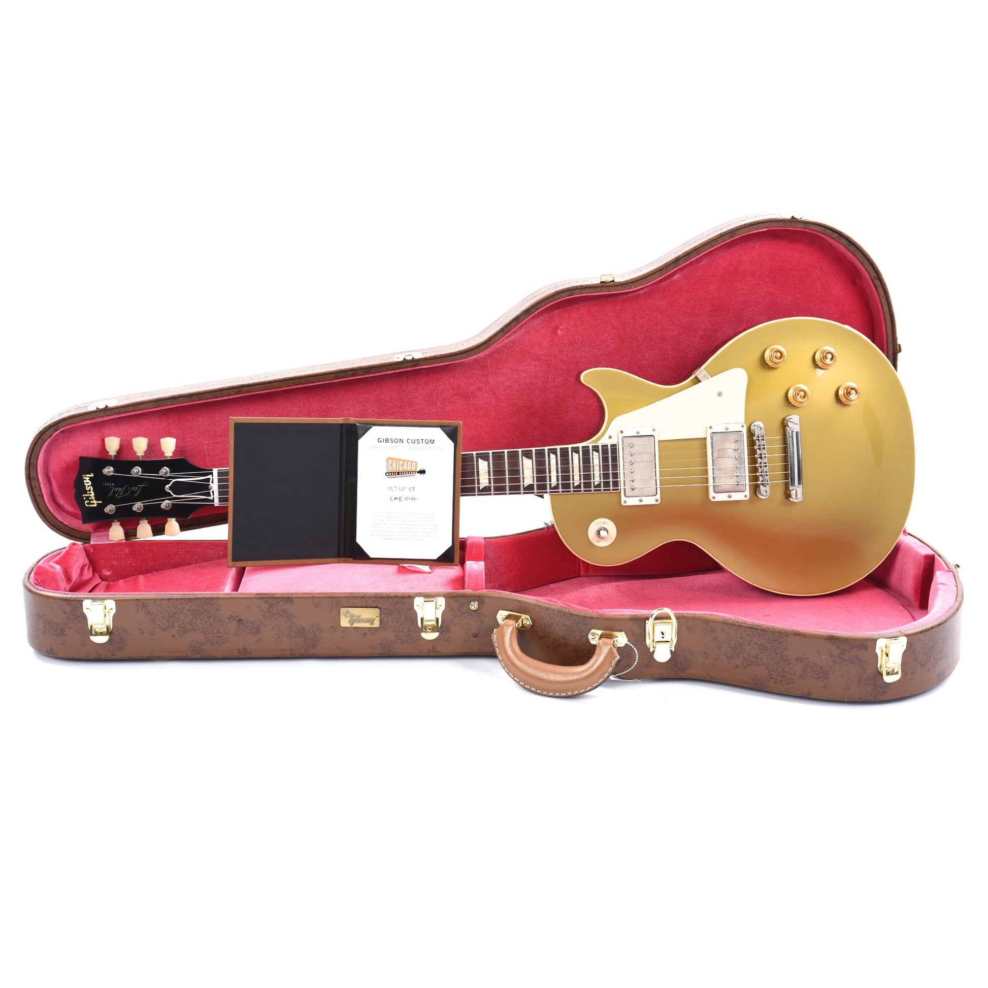 Gibson Custom Shop 1957 Les Paul Goldtop "CME Spec" Darkback VOS w/59 Carmelita Neck Electric Guitars / Solid Body