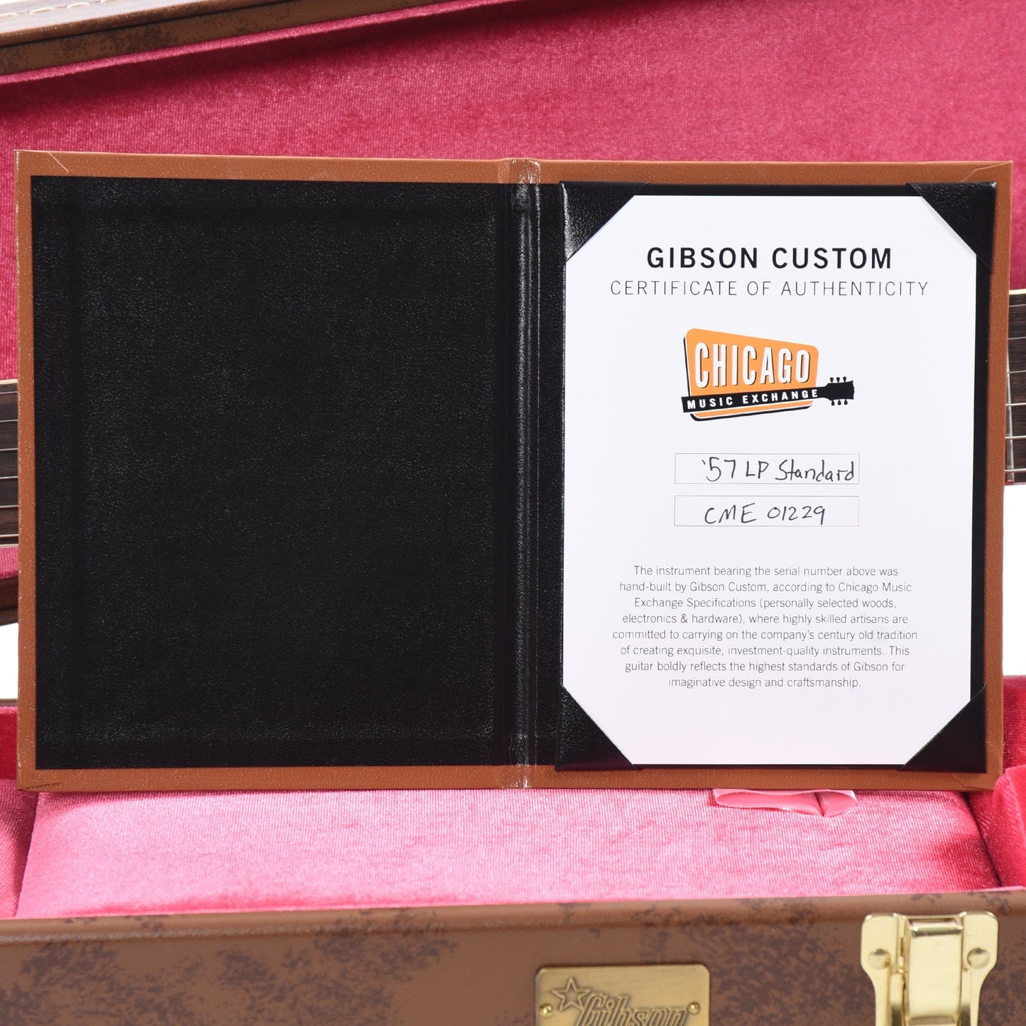 Gibson Custom Shop 1957 Les Paul Goldtop "CME Spec" Darkback VOS w/59 Carmelita Neck Electric Guitars / Solid Body