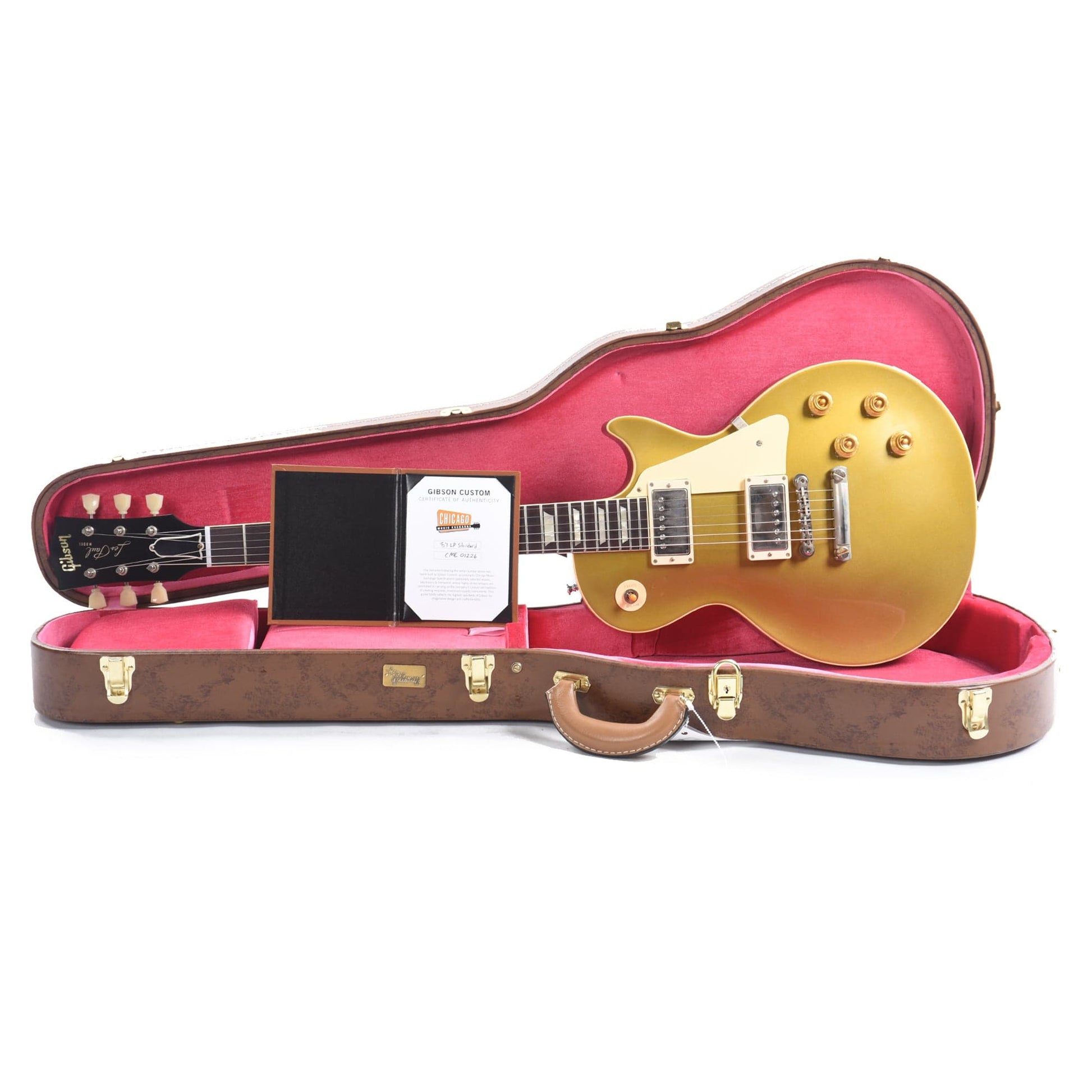 Gibson Custom Shop 1957 Les Paul Goldtop "CME Spec" VOS w/60 V2 Neck Profile Electric Guitars / Solid Body